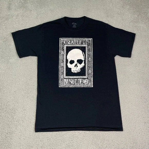 Grateful I’m not dead skull T-shirt - Picture 2 of 4